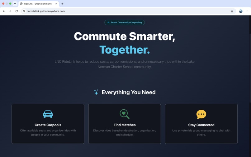 LNC RideLink – screenshot 1
