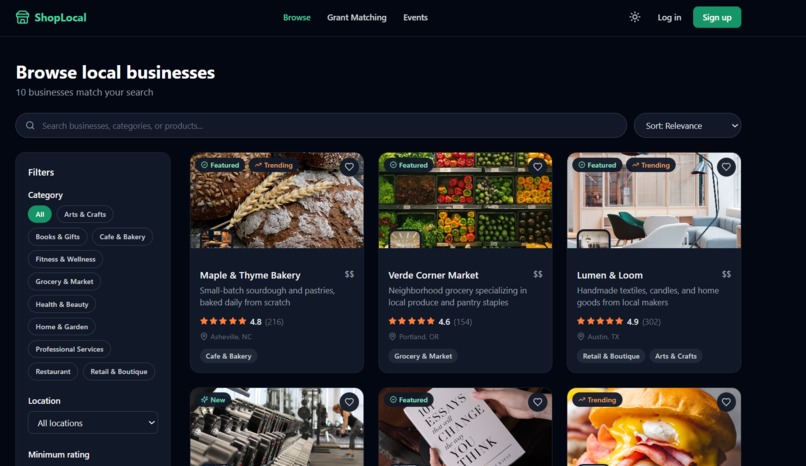 ShopLocal – screenshot 2