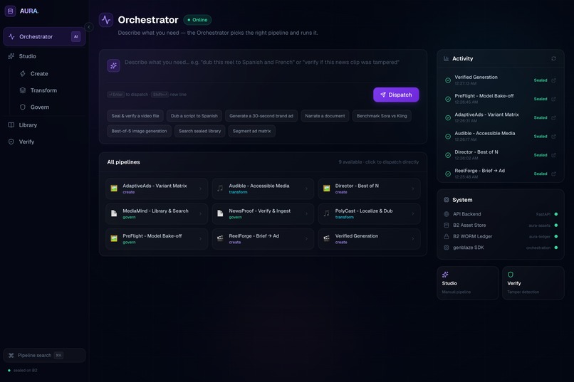 AURA: Authenticated, Unalterable Record of Assets – screenshot 3