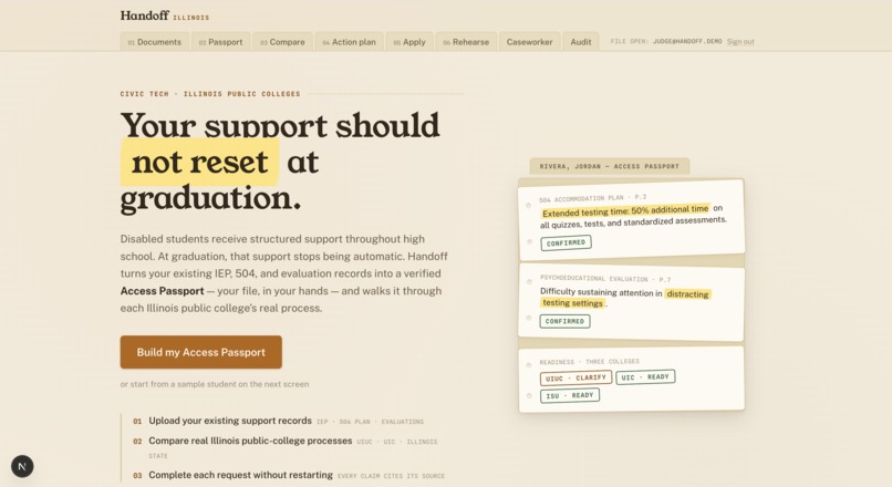 Handoff – screenshot 1