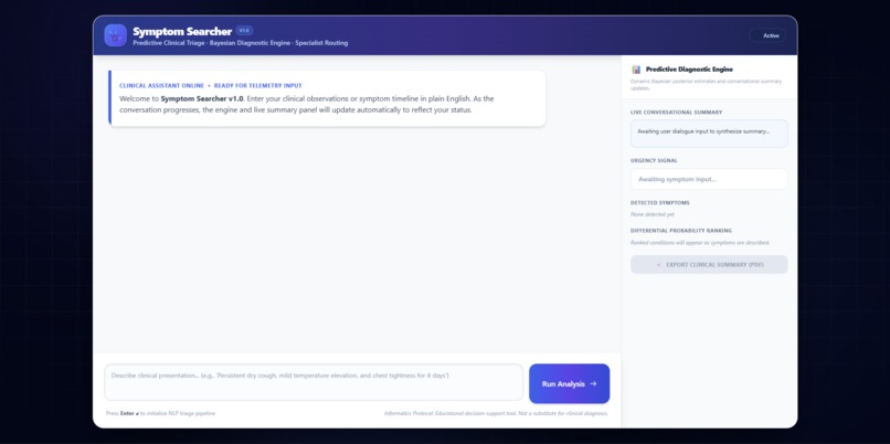 Symptom Searcher – screenshot 1