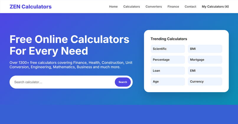 ZEN Calculators – screenshot 1