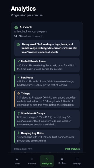 Atreus: Gym Workout Log – screenshot 7