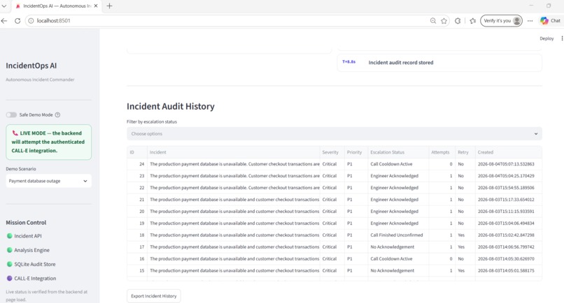 IncidentOps AI – screenshot 5