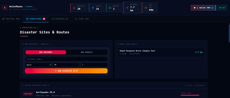 ReliefRoute – screenshot 4