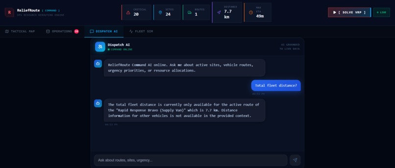 ReliefRoute – screenshot 5