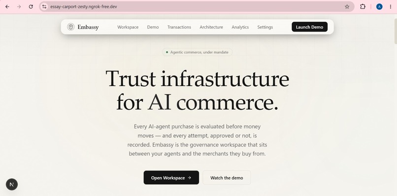 Embassy – screenshot 1
