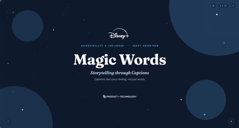 Magic Words - Storytelling through Captions – screenshot 1