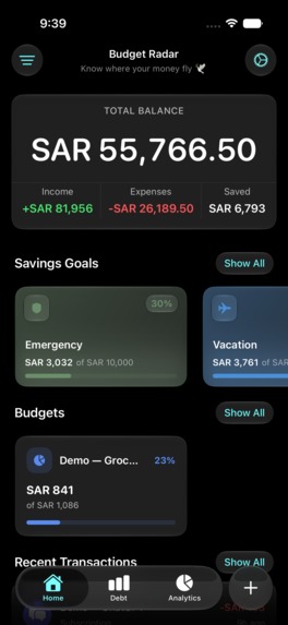 Budget Radar – screenshot 8