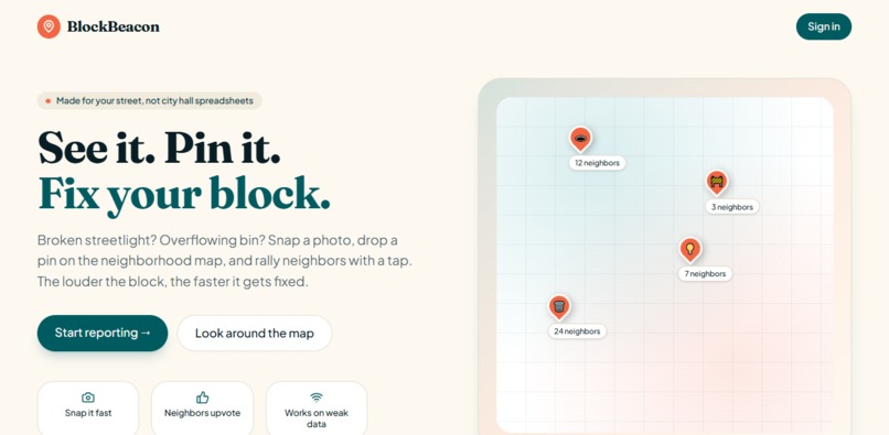 BlockBeacon – screenshot 1