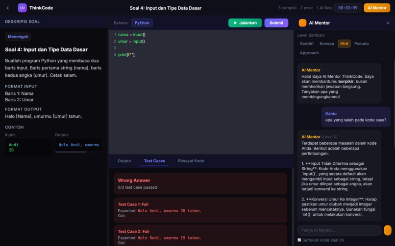 ThinkCode: Learn to Code, Not Copy – screenshot 8