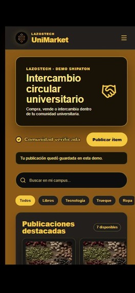 LazosTech UniMarket – screenshot 2