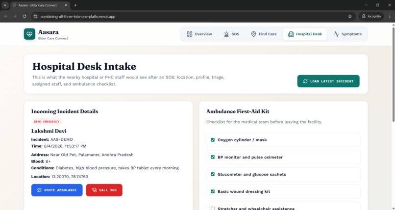 Aasara — Elder Care Connect – screenshot 5