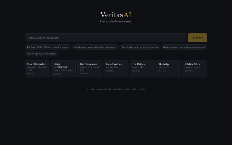 VeritasAI – screenshot 1