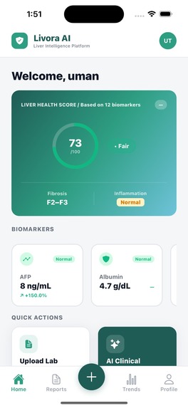Livora AI – screenshot 1
