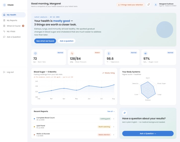 VitalAI | Medical Report Analyzer – screenshot 5