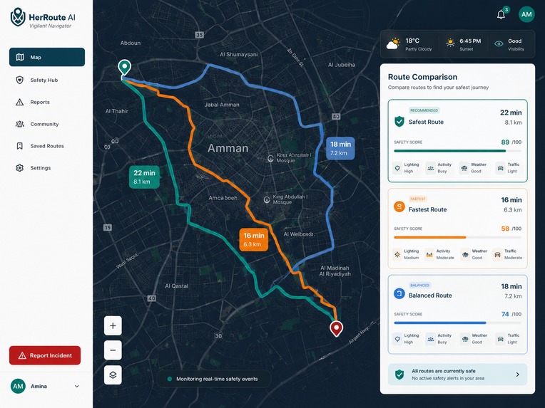 HerRoute AI – screenshot 6