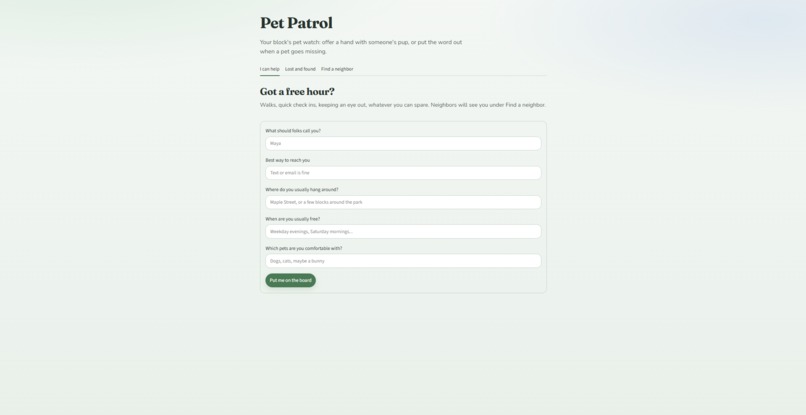 Pet Patrol  – screenshot 1