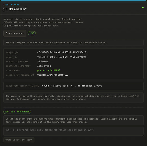 erasure-proof: provable crypto-erasure for agent memory – screenshot 7