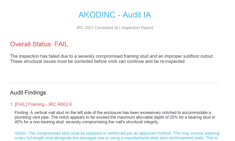AKODINC – AI-Powered Building Code Intelligence – screenshot 2