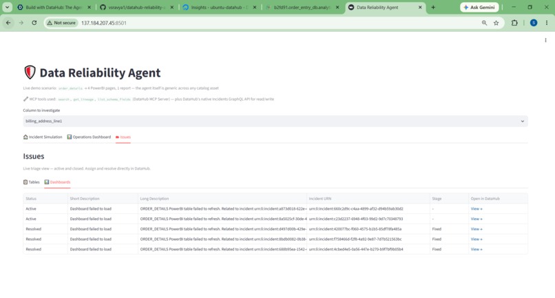 Data Reliability Agent – screenshot 3