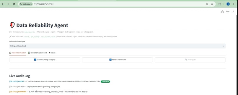 Data Reliability Agent – screenshot 4