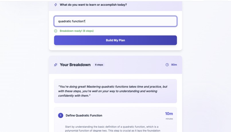 FocusFlow AI - Adaptive Study Assistant – screenshot 4