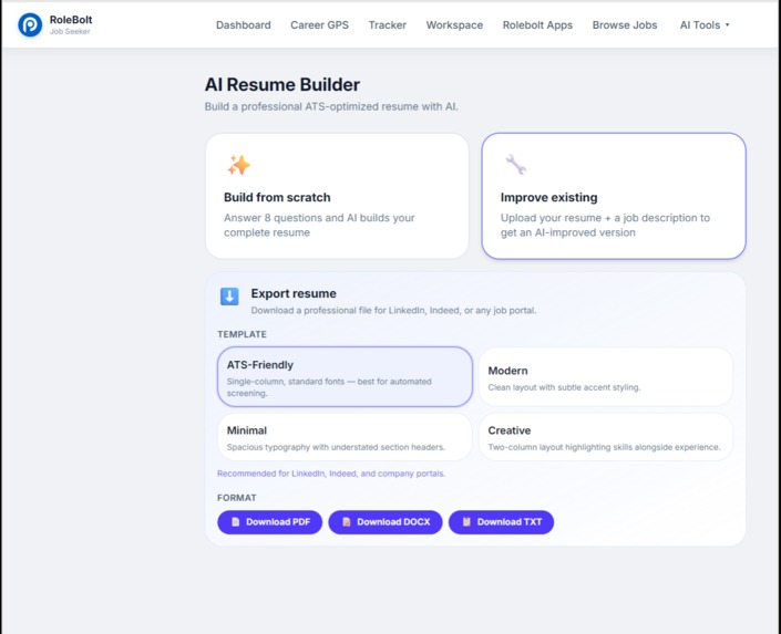 Rolebolt: AI-Powered Hiring & Career Platform – screenshot 11