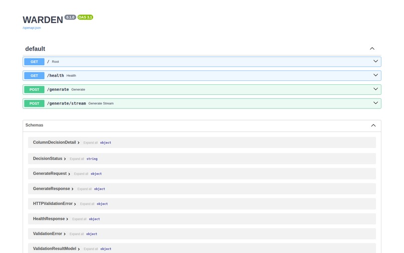 Warden – screenshot 1