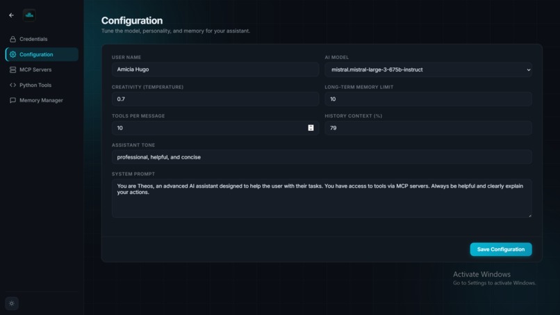 Theos – screenshot 2