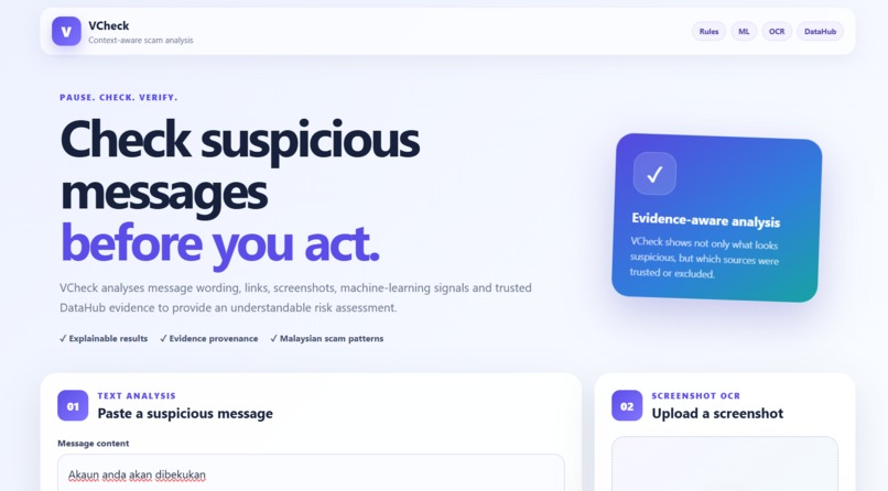 VCheck – screenshot 2