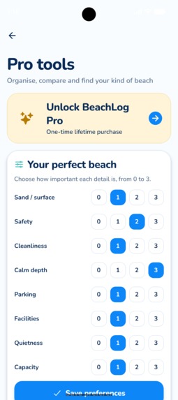 BeachLog – screenshot 4