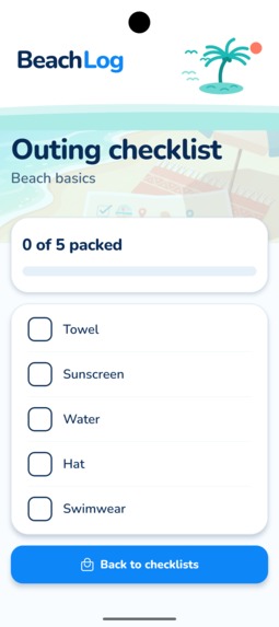 BeachLog – screenshot 7