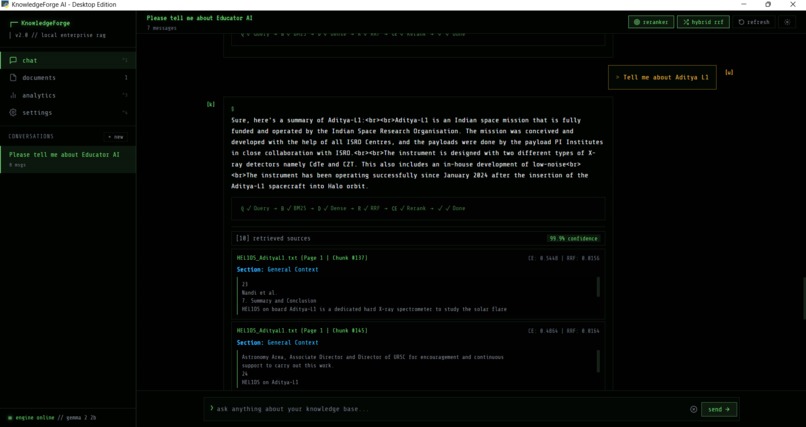 KnowledgeForge AI – screenshot 1