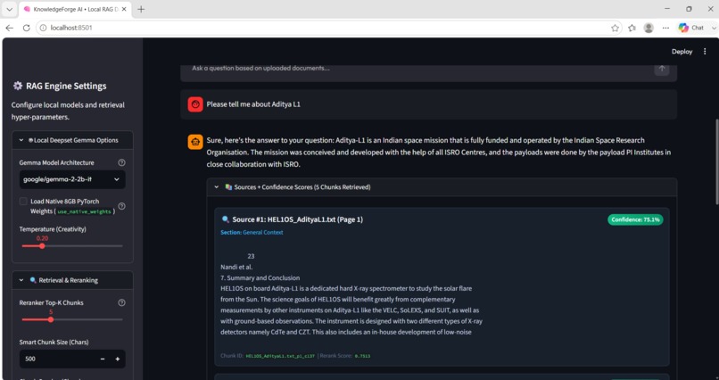 KnowledgeForge AI – screenshot 2