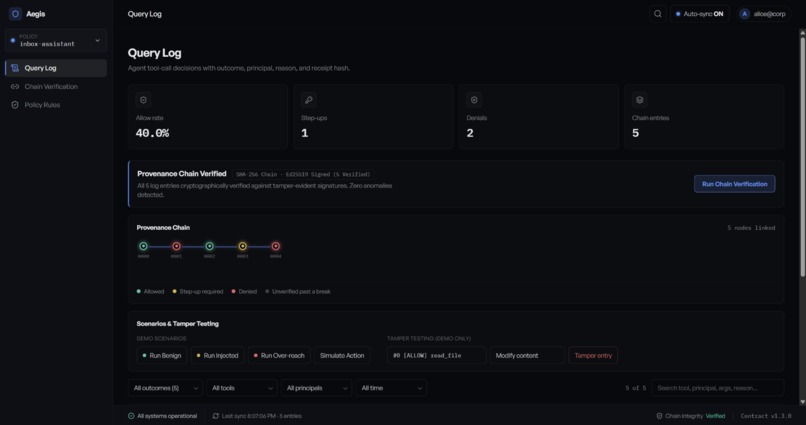 Aegis – screenshot 1