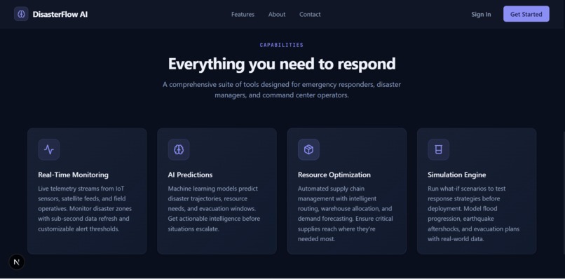 DisasterFlow AI – screenshot 7