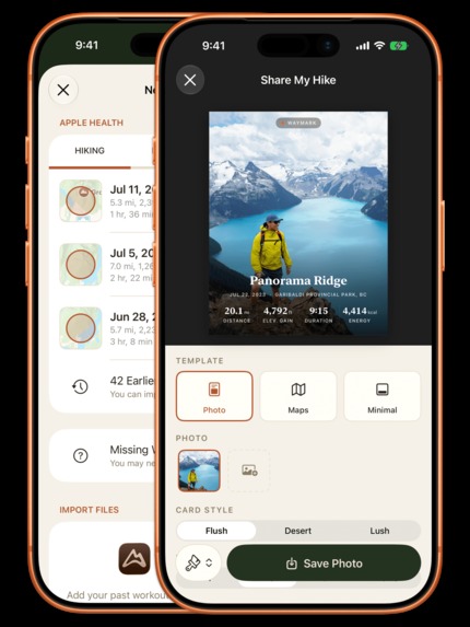 Waymark: Journal for days outdoors – screenshot 1