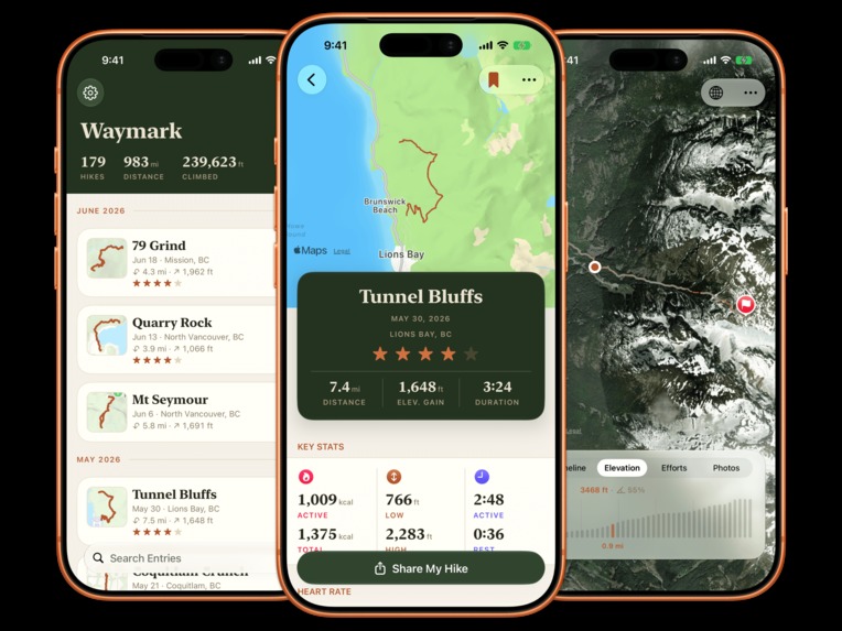 Waymark: Journal for days outdoors – screenshot 2