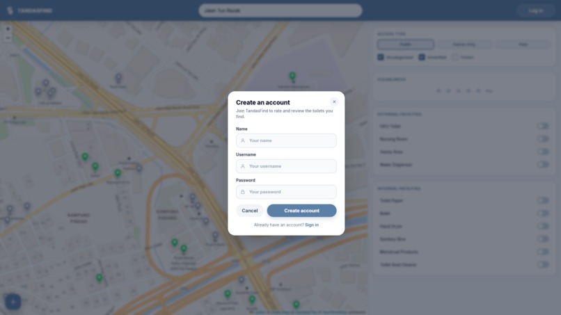 TandasFind – screenshot 2