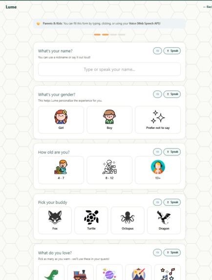 LUME – screenshot 2