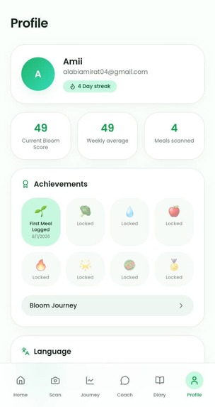NutriBloom – screenshot 2