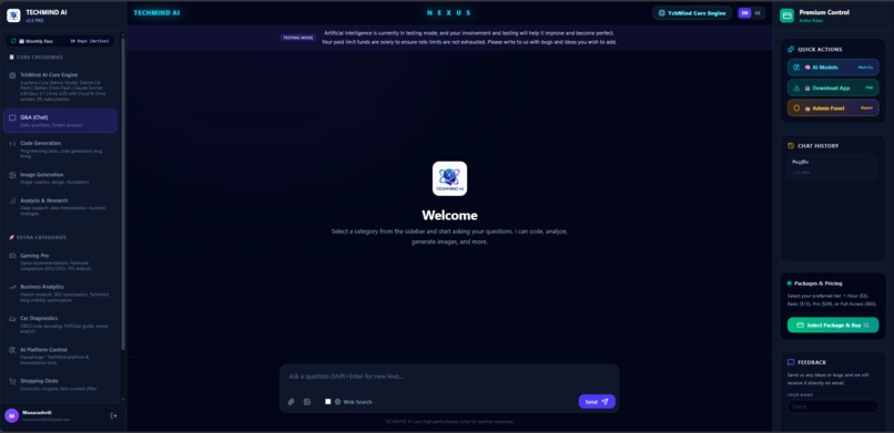TchMind OS: AI-Powered System Orchestrator – screenshot 1