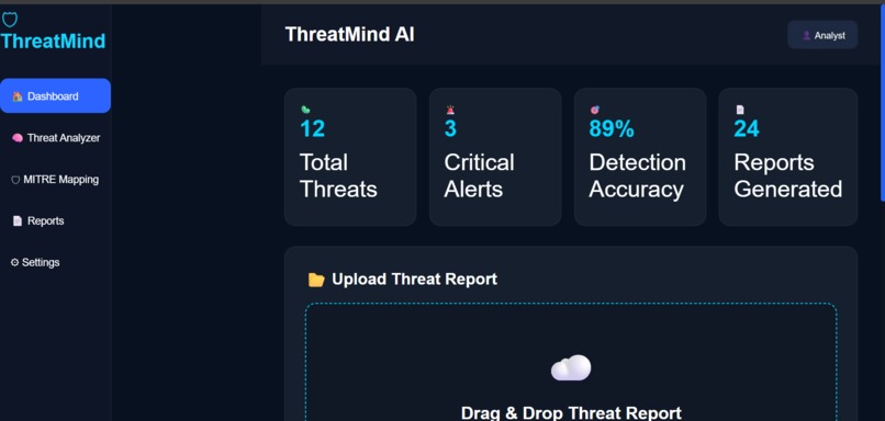 ThreatMind AI - Cybersecurity Analysis – screenshot 2