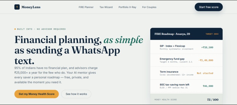 MoneyLens – screenshot 1