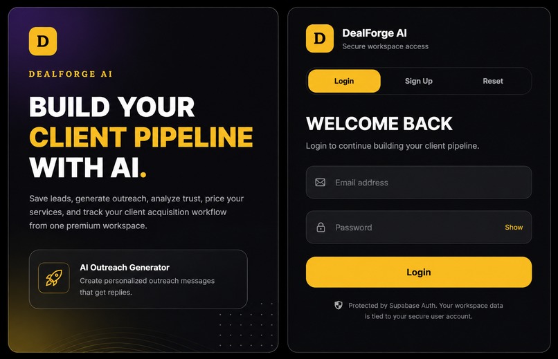 DealForge AI – screenshot 1