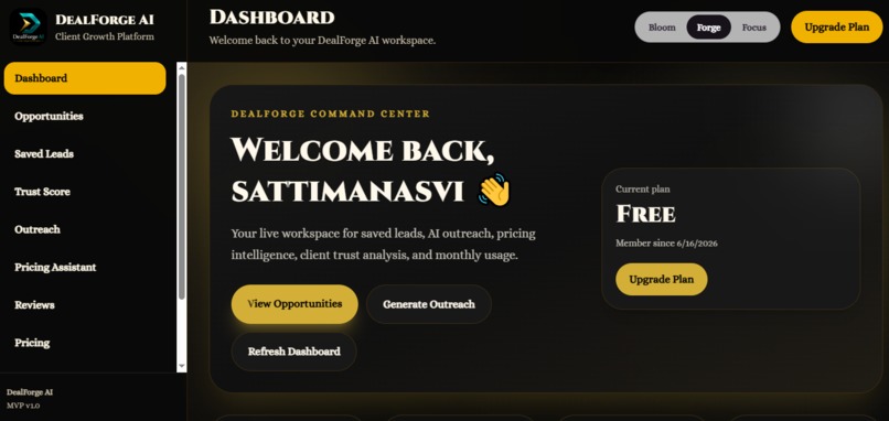 DealForge AI – screenshot 2