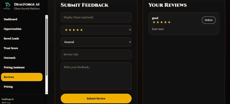 DealForge AI – screenshot 7