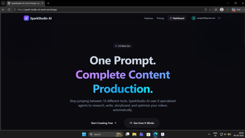 SparkStudio AI – screenshot 1