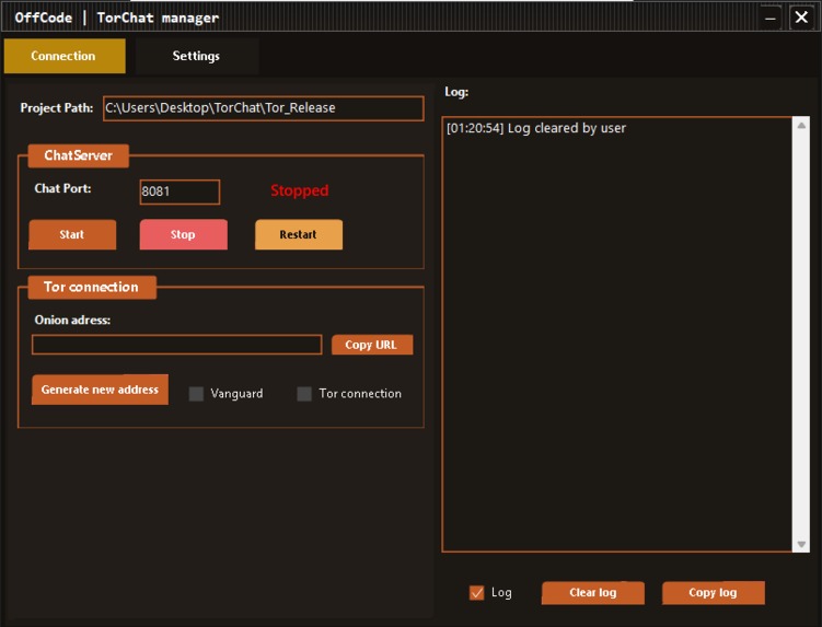 Web based Encrypted Tor Chat – screenshot 4